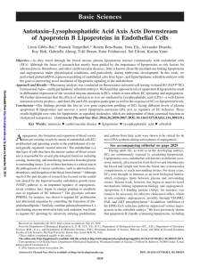 Autotaxin–Lysophosphatidic Acid Axis Acts Downstream of