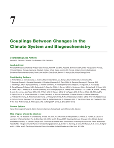 Couplings Between Changes in the Climate System and