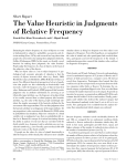 The Value Heuristic in Judgments of Relative Frequency