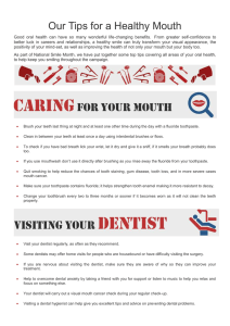 Our Tips for a Healthy Mouth