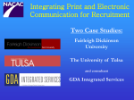 Integrating Print and Electronic Communication for Recruitment