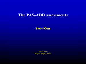 The PAS-ADD Clinical Interview