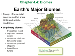 Chapter 4.4 Biomes 2015 Review