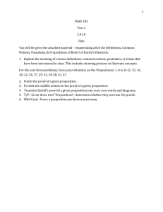 1 Math 102 Test 1 2.9.10 Plan You will be given the attached material