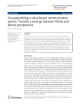 Conceptualizing a value-based communication system: Towards a