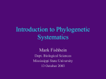 Introduction to Molecular Systematics