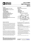 14-Bit, 210 MSPS TxDAC D/A Converter AD9744