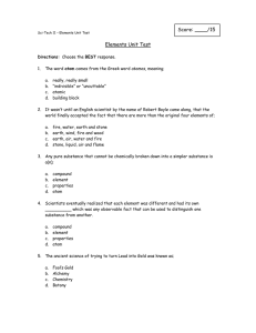 Elements Unit Test