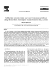 Subduction tectonic erosion and Late Cretaceous subsidence along