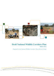 Draft National Wildlife Corridors Plan March 2012