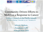 Community-Driven Efforts to Mobilize a Response to Cancer