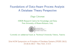 Foundations of Data-Aware Process Analysis: A Database Theory
