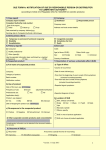 serious undesirable effect report form