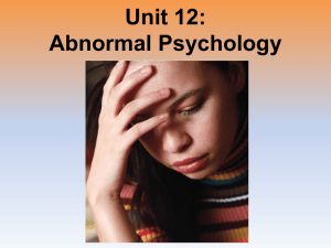 Personality disorders - Faribault Area Learning Center