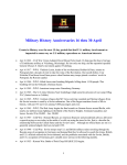 Military History Anniversaries 0416 thru 043016