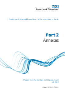 UK Stem Cell Strategic Forum Annex
