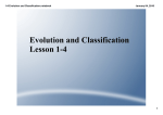 1-4 Evolution and Classification.notebook