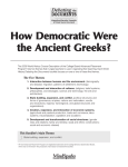 How Democratic Were the Ancient Greeks?