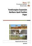 Yandicoogina Expansion Northern Quoll Position Paper