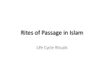 Islam rignt of passage