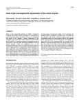 Dual origin and segmental organisation of avian scapula