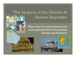Greece and Roman Republic