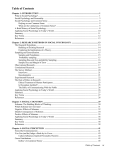 Table of Contents