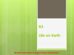 Life on Earth - The Bicester School