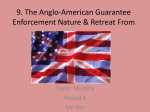 9. The Anglo-American Guarantee