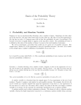 Basics of the Probability Theory