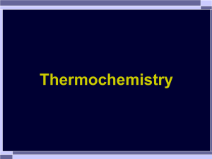 Thermochemistry