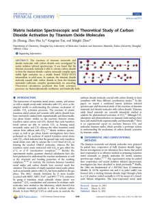 Matrix Isolation Spectroscopic and Theoretical Study of Carbon