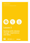 Creating Futures – Lesson 5: Dealing with climate change