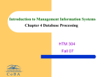 HTM304-4-Database Processing