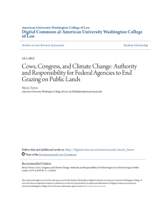 Cows, Congress, and Climate Change