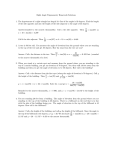 Right Angle Trigonometry Homework Solutions 1. The hypoteneuse