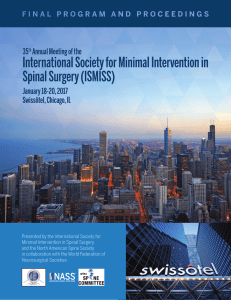 Final Program - North American Spine Society
