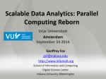 Scalable Data Analytics - Digital Science Center