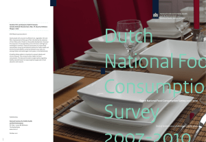 Dutch National Food Consumption Survey 2007-2010