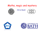 Maths, magic and mystery(KS3 workshop)