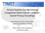 Sensor Systems for Monitoring Congestive Heart Failure: Location