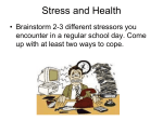 Stress and Health (1)