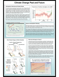 Climate Change Past and Future