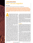 Mars` core and magnetism