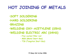 hot joining of metals