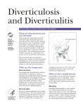 Diverticulosis and Diverticulitis