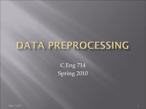 Ceng714-Sping2010-DataPrep