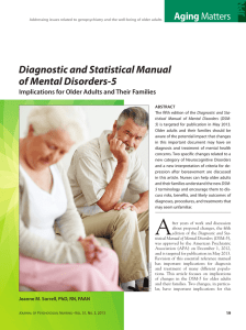 Diagnostic and Statistical Manual of Mental Disorders-5