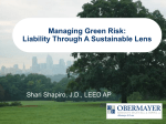 Liability Through A Sustainable Lens