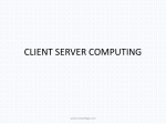 client server computing